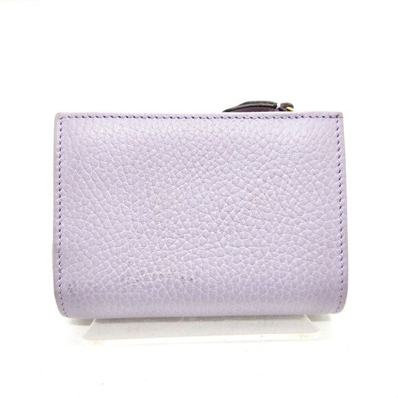 No Tariff Gucci Wallet Purple Leather #195437G15 - Picture 2 of 8